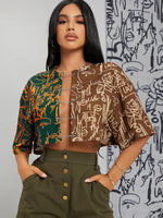 T-shirt SHEIN SXY à motif - Vignette | URBAÏA