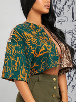 T-shirt SHEIN SXY à motif - Vignette | URBAÏA