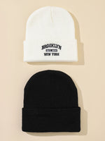 2 pièces Bonnet à broderie - Vignette | URBAÏA