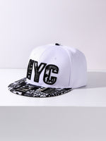 1 pièce Casquette de hip hop à la mode unisexe réglable avec broderie de lettre pour la vie quotidienne dans la rue - Vignette | URBAÏA