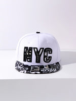 1 pièce Casquette de hip hop à la mode unisexe réglable avec broderie de lettre pour la vie quotidienne dans la rue - Vignette | URBAÏA