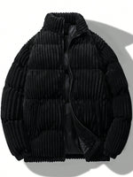 Manteau matelassé en velours - Vignette | URBAÏA