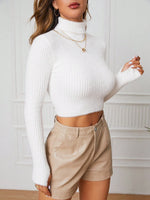 Pull court col roulé INAWLY - Vignette | URBAÏA