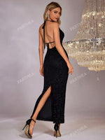 PARTHEA Robe longue moulante - Vignette | URBAÏA