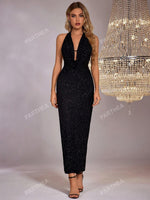 PARTHEA Robe longue moulante - Vignette | URBAÏA