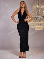 PARTHEA Robe longue moulante - Vignette | URBAÏA