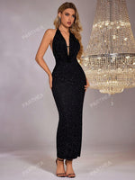 PARTHEA Robe longue moulante - Vignette | URBAÏA