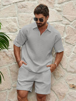 RSRT Haut et short texturé à manches - Vignette | URBAÏA