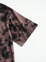 T-shirt ample à épaules tombantes tie - Vignette | URBAÏA