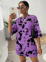 Robe t-shirt tie - Vignette | URBAÏA