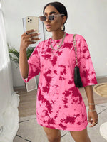 Robe t-shirt tie - Vignette | URBAÏA