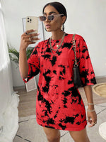 Robe t-shirt tie - Vignette | URBAÏA