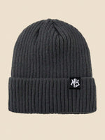 1 pièce Bonnet tricoté unicolore avec emblème NY, bonnet d'hiver doublé thermique pour hommes et femmes, tenue d'hiver, d'Halloween, d'automne - Vignette | URBAÏA