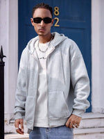 Sweat-Shirt à capuche unicolore décontracté - Vignette | URBAÏA