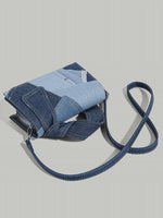 sac à bandoulière en denim - Vignette | URBAÏA