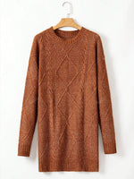 Acelitt Robe en tricot texturé - Vignette | URBAÏA