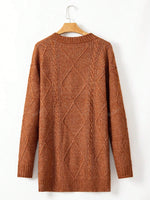 Acelitt Robe en tricot texturé - Vignette | URBAÏA