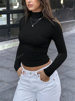 T-shirt à manches longues col - Vignette | URBAÏA