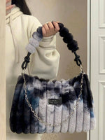 Sac à l'épaule en peluche - Vignette | URBAÏA