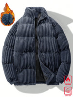 Manteau matelassé en velours - Vignette | URBAÏA