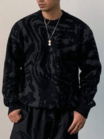 Pull décontracté à manches longues - Vignette | URBAÏA