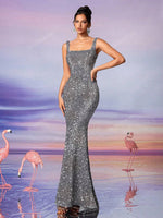 robe de soirée longue sirène - Vignette | URBAÏA