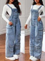 Salopette en jean SHEIN ICON - Vignette | URBAÏA