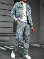 Ensemble veste décontractée en jacquard - Vignette | URBAÏA