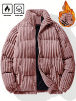 Manteau matelassé en velours - Vignette | URBAÏA