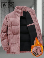 Manteau matelassé en velours - Vignette | URBAÏA