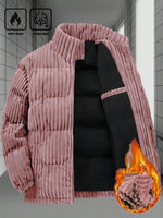 Manteau matelassé en velours - Vignette | URBAÏA