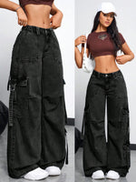 Jeans cargo SHEIN EZwear - Vignette | URBAÏA