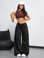 Jeans cargo SHEIN EZwear - Vignette | URBAÏA