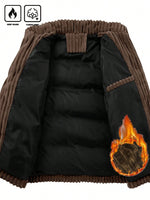 Manteau matelassé en velours - Vignette | URBAÏA