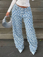 Pantalon en jean bleu - Vignette | URBAÏA