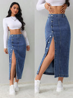 Jupe en jean SHEIN Tall - Vignette | URBAÏA