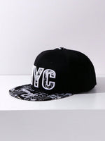 1 pièce Casquette de hip hop à la mode unisexe réglable avec broderie de lettre pour la vie quotidienne dans la rue - Vignette | URBAÏA