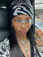 1 pièce Lunettes de mode au style futuriste avec grand cadre, style Y2K, pour l'été, la plage, les vacances, l'extérieur et les voyages - Vignette | URBAÏA