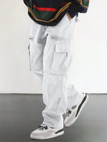 Pantalon cargo ample - Vignette | URBAÏA