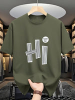 T-shirt à col rond décontracté - Vignette | URBAÏA