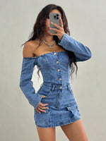 Robe en jean SHEIN ICON - Vignette | URBAÏA