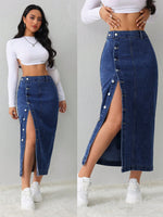 Jupe en jean SHEIN Tall - Vignette | URBAÏA