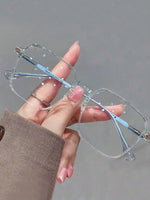 1 pièce Lunettes de mode dégradé océanique pour activités en plein air. Accessoires de lunettes transparentes, Saint-Valentin - Vignette | URBAÏA