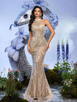 Robe de soirée élégante et glamour - Vignette | URBAÏA