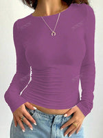 T-Shirt Décontracté Simple - Vignette | URBAÏA