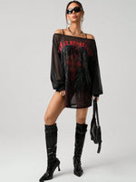 Robe mini style rétro punk - Vignette | URBAÏA