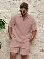 RSRT Haut et short texturé à manches - Vignette | URBAÏA