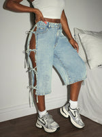 Short en jean Slaydiva - Vignette | URBAÏA