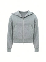 Sweat-shirt à capuche ample - Vignette | URBAÏA