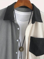 Chemise en velours côtelé - Vignette | URBAÏA